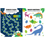 Glow in the Dark Dino Land Activity Book