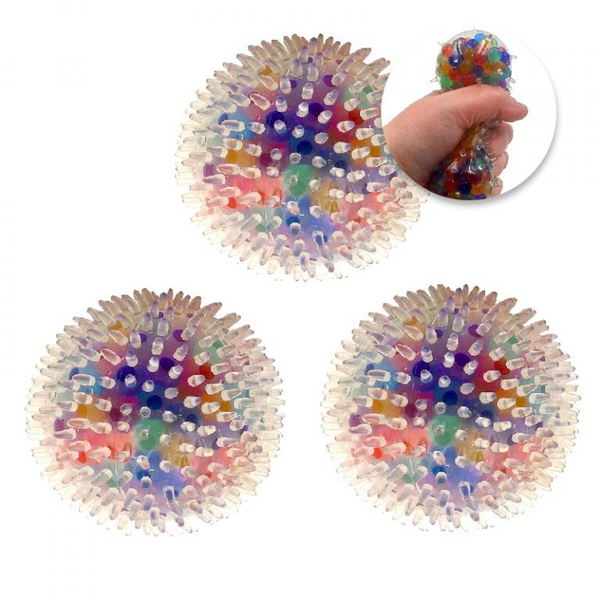 Spiky Squeeze Ball Sensory Fidget Toy 6.5cm (3 Pack)
