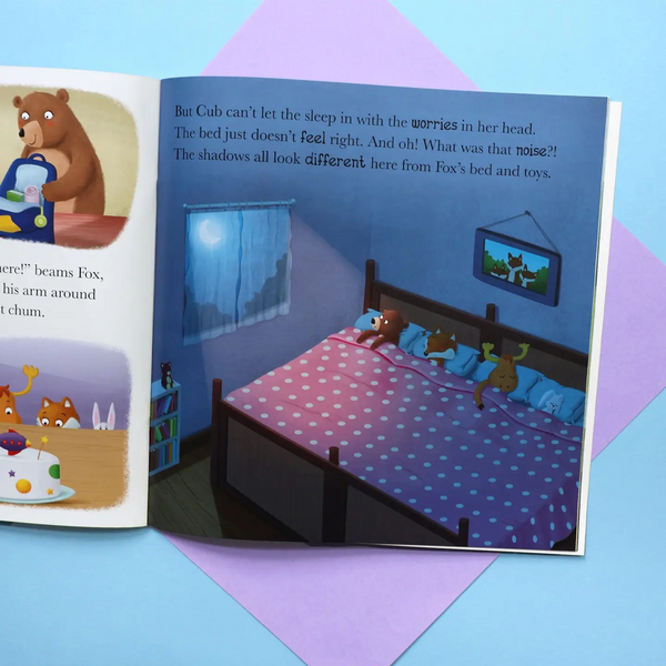 Board Book - When Bear Feels Worried - Me and My Feelings Children's Book