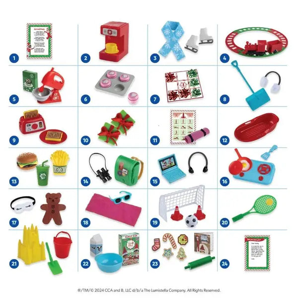 Ultimate 24 Day Elf Ideas Kit (Elf on the Shelf Polar Props)