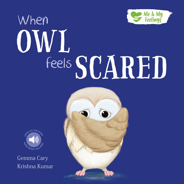 Board Book - When Owl Feels Scared - Me and My Feelings Children's Book