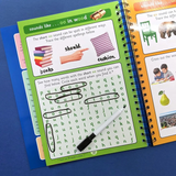 Children's Phonics Wipe Clean Book & Pen Set - Ages 5 To 6 Years