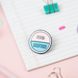 Mind Over Matter Enamel Pin