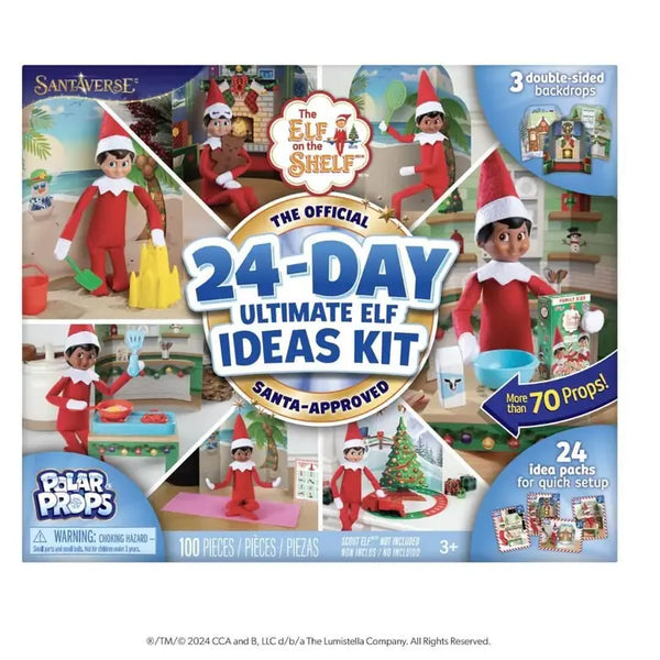 Ultimate 24 Day Elf Ideas Kit (Elf on the Shelf Polar Props)
