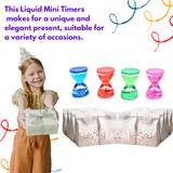 4 x Mini Visual Liquid Timers Sensory