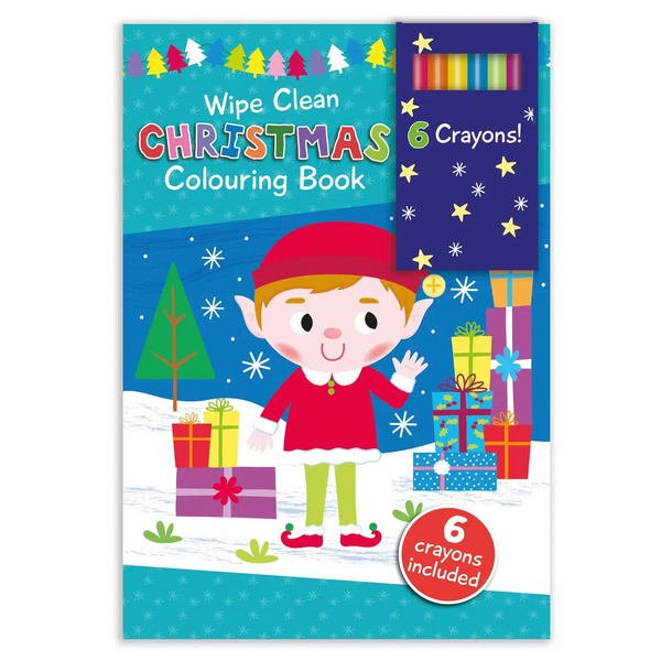 Elf - Wipe Clean Christmas Colouring Book