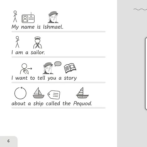 Moby Dick: Accessible Symbolised Edition (5-7 years)