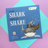Paperback - When Shark Learns To Share - Me and My Feelings Children's Book