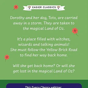 The Wonderful Wizard of Oz: Accessible Easier Classic - Including Audiobook