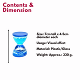 4 x Mini Visual Liquid Timers Sensory