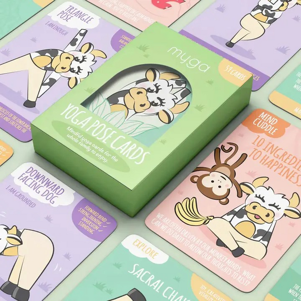 Kids Yoga Flash Cards Deck