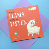 Paperback - When Llama Learns To Listen - Me and My Feelings Children's Book