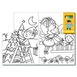 Elf - Wipe Clean Christmas Colouring Book