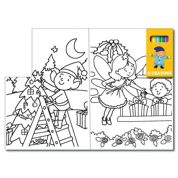 Elf - Wipe Clean Christmas Colouring Book