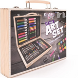 67 Piece Large Art Set in Wooden Case
