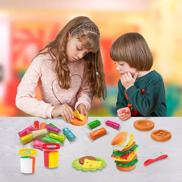 Burger Time Tm Lovin Modeling Set with Play Dough