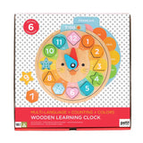 Multi-Language + Counting + Colors Wooden Learning Clock