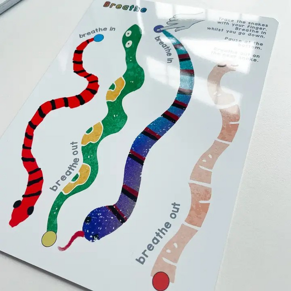 Mindful Breathing Snakes Board